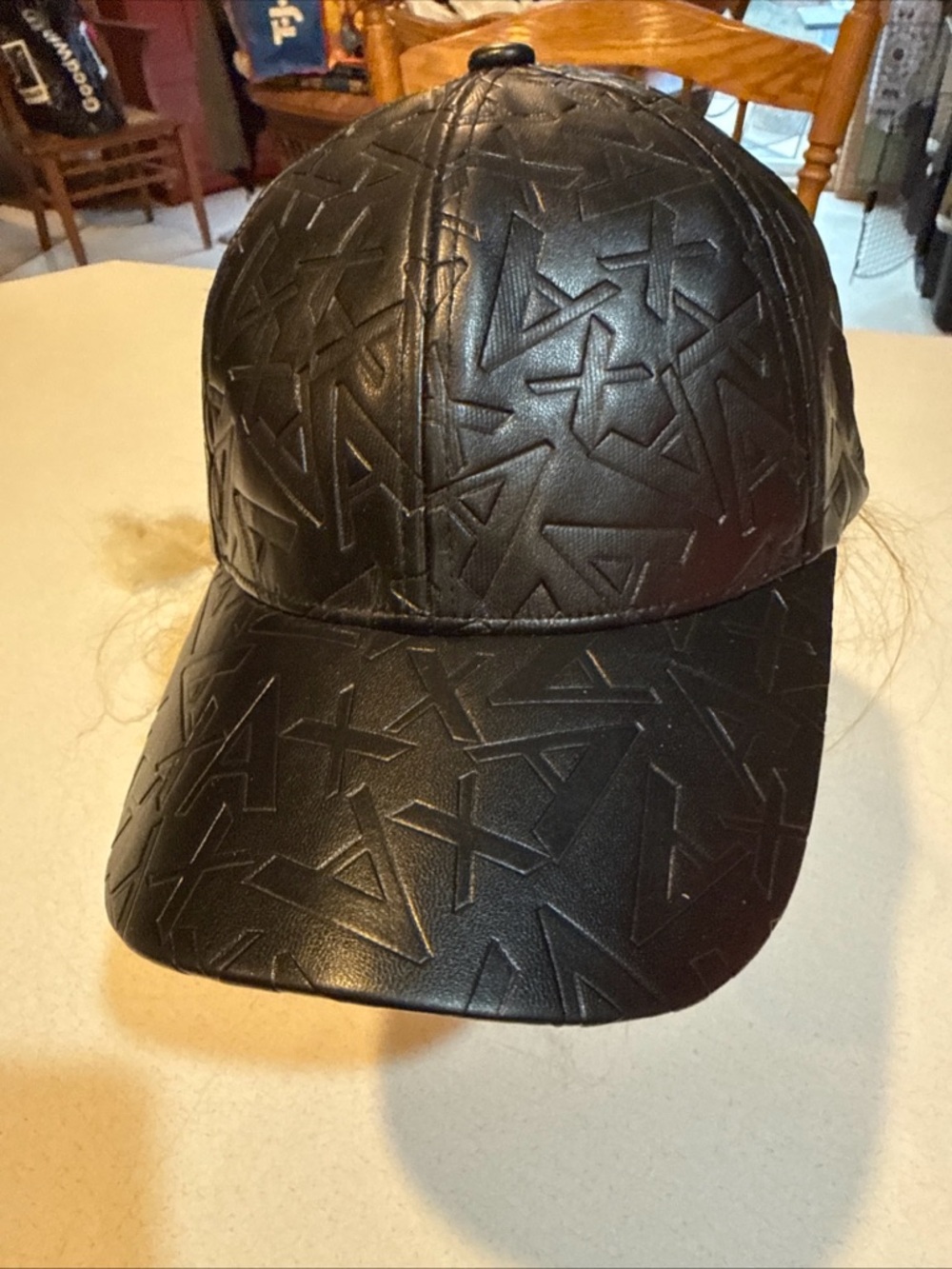 Armani Exchange Black Logo Label Cap rare and sold out